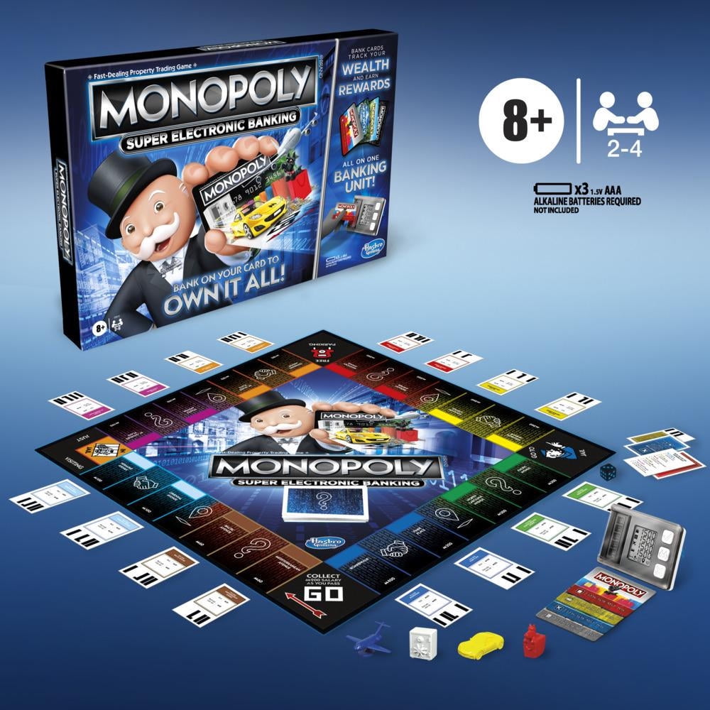 Monopoly Super Electronic Banking Board Game - Ages 8+, 2-4 Players in Bangladesh at BDT 6504, Rating: 5