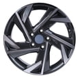 thumbnail image 2 of HUOEPU 17x7 Inch Black Alloy Wheel Rim for Hyundai Elantra 2024-2025 Replace 52910AACN0, 2 of 17