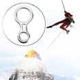 thumbnail image 4 of Eighth Abseil Device Climbing 8 Descender, Sagging Rappel Rock Climbing Descending Belaying Equipment Rappel Device For Outdoor Recreation, Strong Safe Durable, 4 of 5