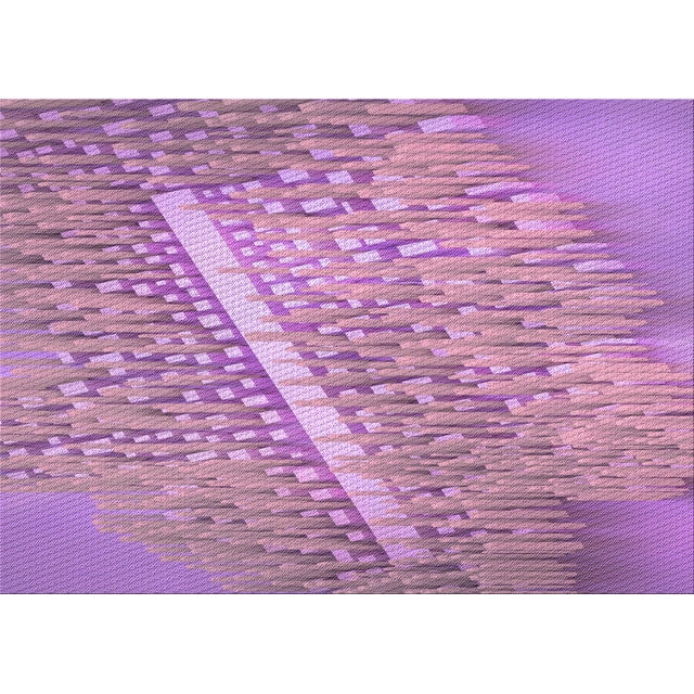Ahgly Tapis Rectangulaire Lavable en Machine Intérieur Transitionnel Orchidée Violet, 3 Pieds x 5 Pieds