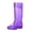 Purple, variant on YUEHUA Womens Rain Boots Waterproof Fashion Mid Calf Rain Boots for Women Lightweight Proof Hiking Camping Wading Shoes Anti-Slip Shoes Outdoor Garden Shoes Womens Waterproof Boots