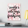 thumbnail image 3 of Inspirational Wall Art Smiles Are Always In Fashion Motivation Wall Decor for Home Office Gym Inspiring Success Quote Print Ready to Hang Unframed, 3 of 18