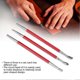 thumbnail image 3 of 3PCS Handmade Leather Plastic and Rubber Printing Press Wipers Rub Tool Set, 3 of 4