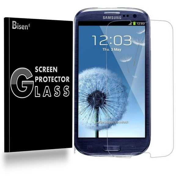 Samsung Galaxy S3 [2-Pack BISEN] 9H Tempered Glass Screen Protector, Anti-Scratch, Anti-Shock, Shatterproof, Bubble Free