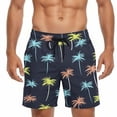 thumbnail image 5 of Lutiedan Mens Swim Trunks Plus Size Lightweight Quick Dry Board Shorts Summer Surf Hawaiian Bathing Suit Beach Shorts with Pockets and Drawstring, 5 of 5