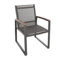 thumbnail image 4 of GDF Studio Aubery Outdoor Mesh Dining Chairs with Aluminum Frame, Set of 2, Gray, 4 of 7