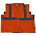 thumbnail image 1 of Petra Roc OVM24-L-XL Safety Vest Ansi Class 2 All Mesh 4-Pocket, Orange - Large & Extra Large, 1 of 1
