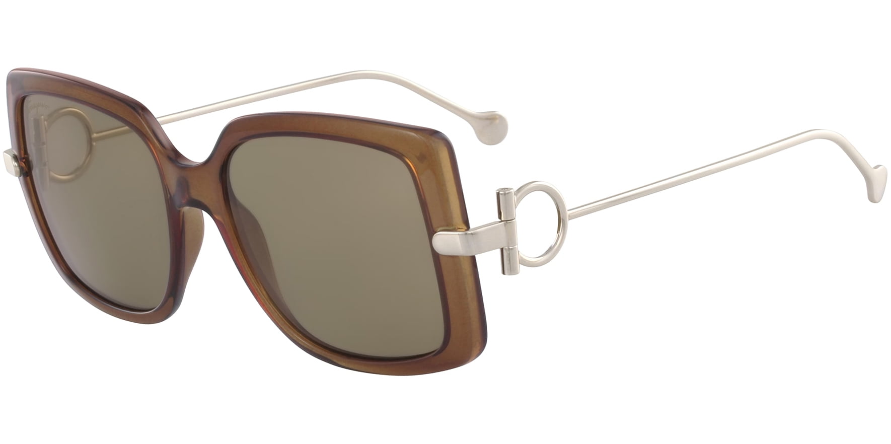 Salvatore Ferragamo SF1027S 655 55mm Square Sunglasses  display picture 1
