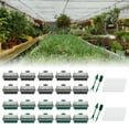thumbnail image 1 of Seedling Starter Kit Plastic 10Pcs 12 Holes Seed Starter Tray Kit with Adjustable Vents Multifunctional Seed Propagator Set with 2Pcs Transplant Tools and 10Pcs Labels, 1 of 11