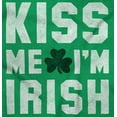 thumbnail image 2 of Kiss Me Im Irish Classic Saint Pattys Zip Up Hoodie Men's Women's Brisco Brands L, 2 of 6