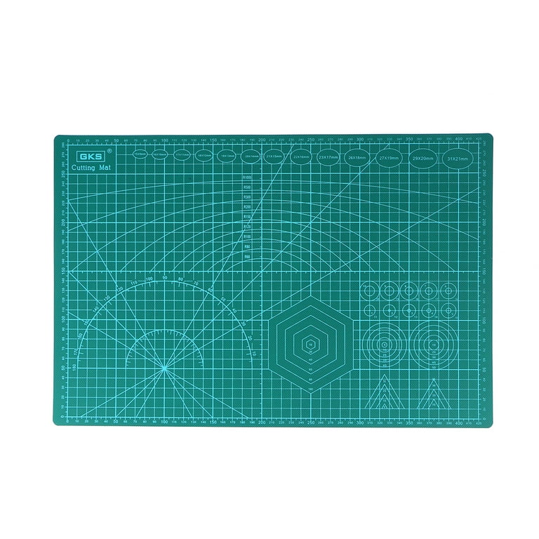 Nuolux Cutting Matself Board Double Sided PVC Mats Hobby Green Fabric Rotating Sewing Professional Quilting Craft Slef Set