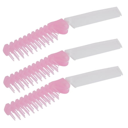 Unique Bargains Foldable Handy Hair Care Comb Wide Fine Tooth Double