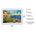 thumbnail image 2 of Spirit of San Francisco - California Bay Area - Cable Car Golden Gate Bridge - From an Original Watercolor Painting by Robin Wethe Altman - Japanese Unryu Rice Paper Art Print (Unframed) 12 x 16 in, 2 of 4