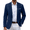 Blue, variant on Men's Slim Fit Casual Blazers Lightweight Sport Coats One Button Suit Jackets