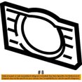 thumbnail image 2 of CHRYSLER OEM 15-16 300 Front Bumper-Bezel 68245345AD, 2 of 2