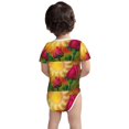 thumbnail image 6 of Rocae Rose Psychedelic for Baby Climbing Clothes Soft Baby Romper for Active Infants Comfortable and Breathable Crawling Jumpsuit Unisex Baby Outfit, 6 of 8