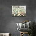 thumbnail image 5 of Farmhouse Daisy Flower Bathroom Decor Wall Art Rustic Hummingbird Today I Choose Floral Inspirational Pictures Wall Decor Canvas Painting Prints Artwork Home Decorations Framed for Bedroom 16"x12", 5 of 6