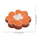 thumbnail image 3 of Cojín de terciopelo de 4 hojas - 40x40x6cm - Almohada suave y de soporte para sofá, sillón, suelo - blanco, marrón, rosa, naranja, amarillo, verde, 3 of 6