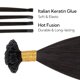 thumbnail image 3 of Extensiones de cabello humano HOTBANANA con punta en U, 16 cm, 50 g, años 50, 3 of 7