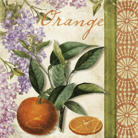 Tile Mural Kitchen Backsplash - Summer Citrus II - by Color Bakery