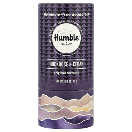Humble Brands Aluminum-Free Deodorant  Rockrose & Cedar   2.65 oz (75 g)