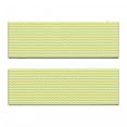 thumbnail image 2 of Yellow Chevron Bench Cushion Set of 2, Zigzag Lines in Horizontal Direction Retro Style Display, Standard Size Foam Pad and Decorative Cover, Charcoal Grey Sky Blue, by Ambesonne, 2 of 4