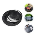 WAXIAYU Portable Korean Grill Pan Cast Iron NonStick BBQ Plate