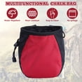 thumbnail image 2 of Toystoory Bolsa de tiza con cordón para escalada, capas, para adicional en rocas, amplia gama de aplicaciones, poliéster Ropa Deportiva, Zapatos negro rojo, 2 of 6