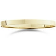 thumbnail image 1 of 2mm Flat High Polished Wedding Band Solid 14K Yellow Gold Thing, 1 of 1