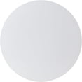 thumbnail image 1 of Lazy Susan Turntable Dining Table, 360° Large Round Rotatable Serving Plate, Marble Texture Rock Slab 12mm Thick Rotating Serving Tray(Matte White,20in/50cm), 1 of 7