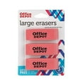 thumbnail image 2 of Office Depot Beveled Erasers, Pink, Pack Of 3, BG179487, 2 of 2