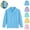 Blue, variant on Mfakffe Boys Girls Polo Shirt Back To School Comfortable School Uniform Spring Fall Long Sleeve Shirts Casual Lapel Collar Shirt