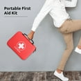 thumbnail image 4 of Waterproof First Aid Kit, Compact EVA First Aid Case Designed for Family Emergency Care, Travel, Outdoor, Home, Office, Camping, Hiking, Car, 4 of 9