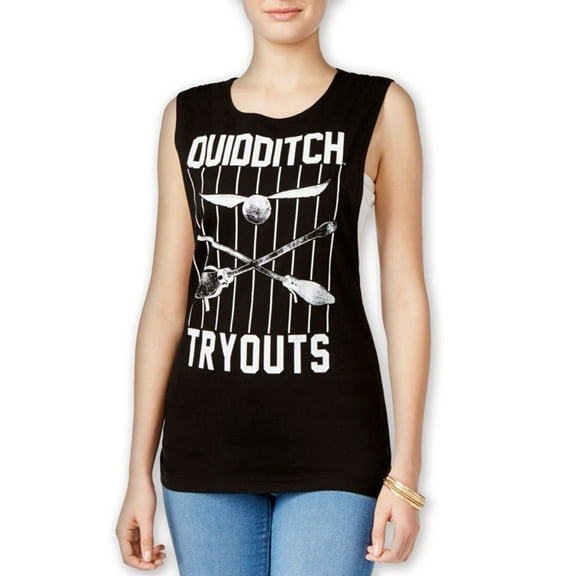 Bioworld Womens Quidditch Tank Top, Black, Juniors, X-Small