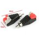 thumbnail image 2 of Paquete de 10 adaptadores a Cable de altavoz, subwoofer, terminal de tornillo Phono macho a AV 2 hembra, tipo Balun para CCTV,, 2 of 5