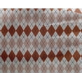 thumbnail image 4 of oneOone Georgette Viscose Orange Fabric Argyle Check Craft Projects Decor Fabric Printed By The Meter 42 Inch Wide, 4 of 4