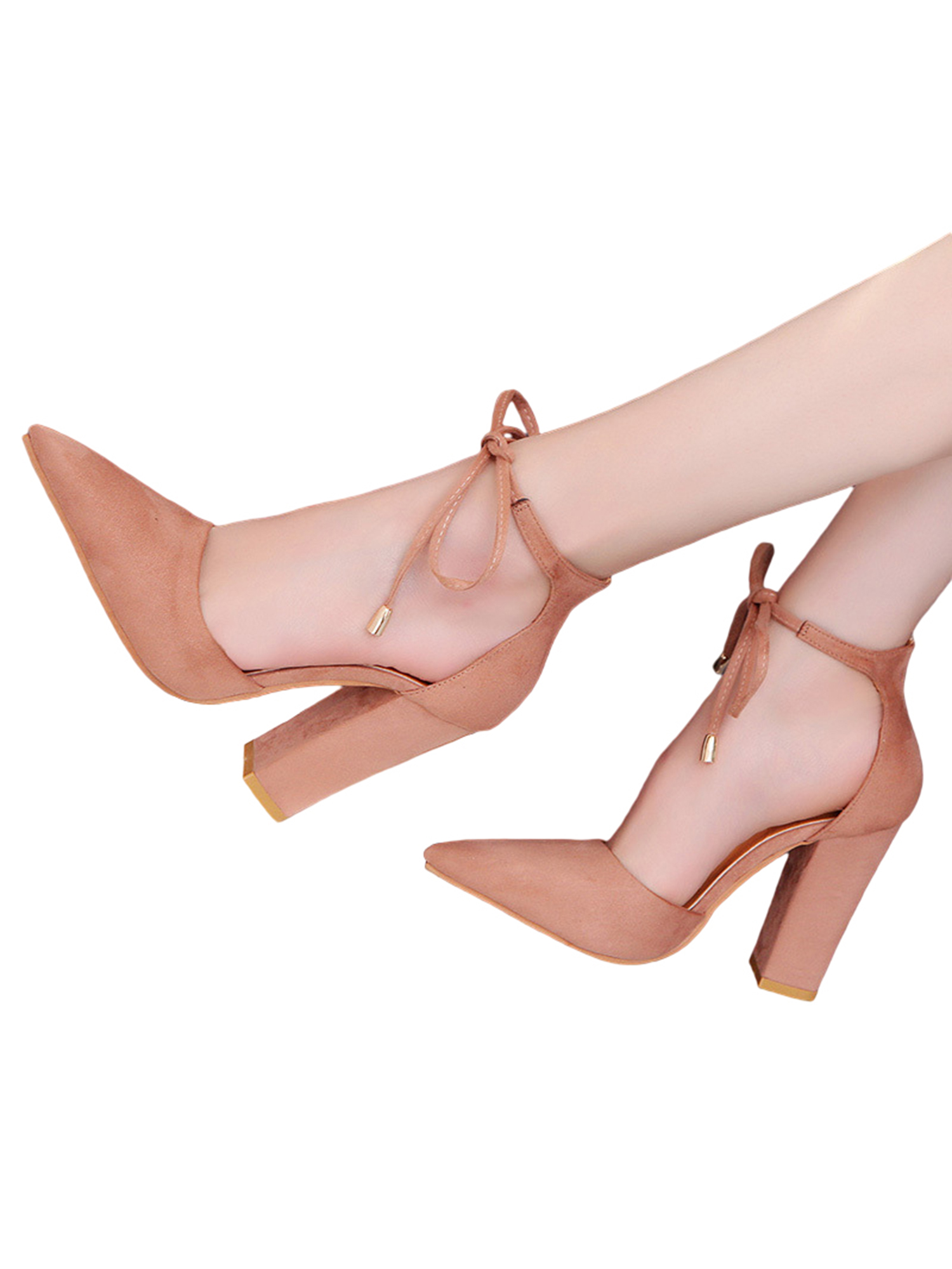 Zodanni Ladies Soft Block High Heels 