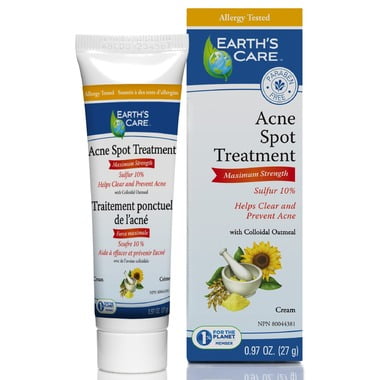 Earth's Care Crème de Traitement pour Taches d'Acné