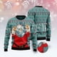 thumbnail image 2 of Suéter feo de punto divertido de Navidad de algodón con diseño de Papá Noel para mascotas, suéter informal vintage de invierno estilo Harajuku, jersey retro de manga larga con estampado 3D, 2 of 5