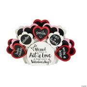 Acts of Love Countdown Activity Calendar to Valentine‚Äôs Day - Wood with 14 Hearts - Fun for Kids and Families