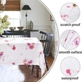 thumbnail image 2 of White Spring Tablecloth Rectangle 60 x 120 Inch - Waterproof and Spillproof Oblong Floral Spring Table Cloth Summer Tablecloth for Dining Room, Outdoor Picnic and Wedding, 2 of 6