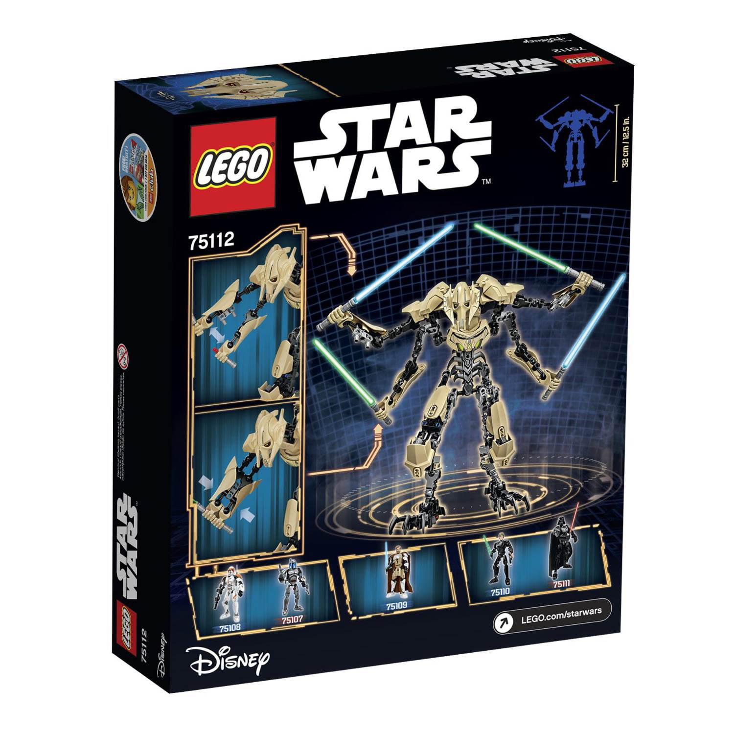 Lego Star Wars General Grievous Buildable Figure Game 75112 Building Block Brick 