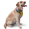 thumbnail image 2 of Naloa Horse Sunflowers Dog Bandanas 1PC Washable Triangle Dog Scarfs Premium Durable Fabric, for Small Medium Large Dogs and Cats, 2 of 6