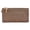 coffee, variant on KALAKALA Women Vegan Leather Wallet Long Bifold Clutch Wallet for Women with Zipper Coin Pocket Purse