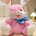 thumbnail image 4 of 13.78 inch Musical Easter Bunny Stuffed Toy with Moving Ears and Singing Function for Entertainment (Pink), 4 of 9