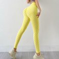 thumbnail image 2 of Sevpuikl Women Seamless Plaid Pattern Leggings Butt Lifting High Waist Yoga Running Jogging Workout Sport Pants, 2 of 5