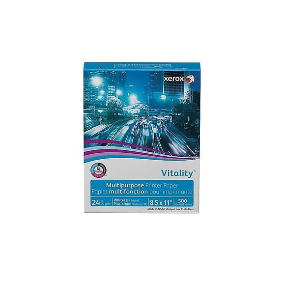 Xerox Vitality 8.5 x 11 Multipurpose Paper, 24 3R02531