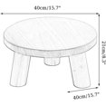 thumbnail image 2 of Coffee Tables Coffee Table Retro Coffee Table Coffee Table for Living Room Unique Coffee Tables Low Table Tatami Round Coffee Table Zen Tea Table for Living Room and Bedroom, 2 of 7