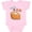 AD-Pink, variant on Cute As 3.14 Pi Day Pumpkin Pie Pun Boys or Girls Baby Bodysuit