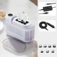 thumbnail image 2 of WEIWEIGG Ice Maker Countertop, 8 Cubes in 10-15 Mins with Basket/Tweezer, Self-Cleaning, Compact, for Home/Party/RV/Camping, Purple (8.5x5x3.7 inch), 2 of 9